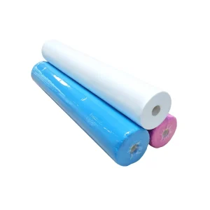 Medical Consumable Non Woven Fabric Disposable Bed Sheet Rolls Plain Style for Massage Table Facial Chair Spa