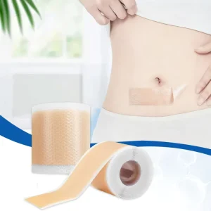 Medical Grade Silicone Scar Roll Reusable Scar Tape for Surgical Burn Acne Scars Hypoallergenic Breathable