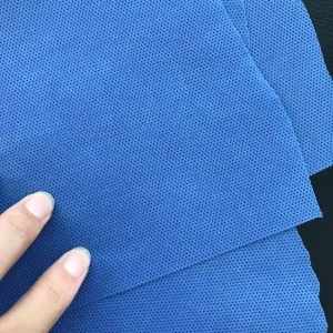 Medical Use Non Woven Fabric Raw Material 40gr 45gr 50gr 60gr SMS SMMS Breathable Waterproof and Anti Static Blue White Color