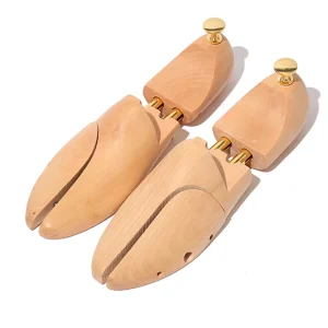 Men Women Anti Crease Protector Wooden Spring Shoe Stretcher Accessories Shoetree Adjustable Shoe Tree Embauchoir