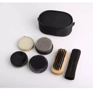 Men Women Girls Professional Travel Shoe Care Kit Shoe Shine Kit Box Shoe Polish Set