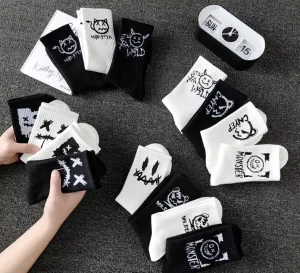 Men’s Crew Socks Bottom Breathable Quick Dry Polyester/Cotton for Summer Sports Daily Use Basketball Deodorant Socks