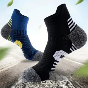 Men’s Sports Socks for Autumn Season Low Cut Cycling Basketball Outdoor Mountaineering Sweat Absorbent Deodorant Knitted