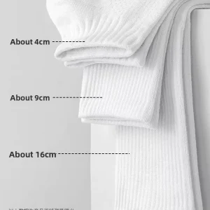 Men’s Summer Casual Cotton Socks Anti Slip Sweat Absorbent Deodorant Professional Outdoor Sports Running Basketball