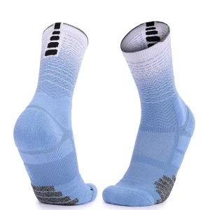 Men’s Women’s Professional Antibacterial Deodorant Basketball Socks Tube Socks Sweat Absorbent Breathable Non Slip Sports Socks