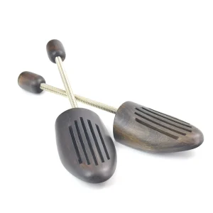 Men’s and Women’s Spring Beech Wooden Shoe Tree Natural Brown Black Colors Sizes 36-46 BSCI ISO9001 Reach Certified