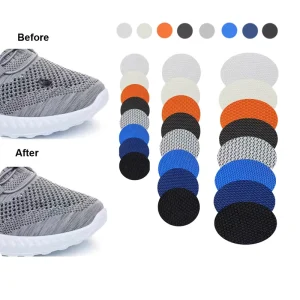 Mesh Shoe Heel Repair Patch Kit Shoe Sneaker Hole Repair Patch Self Adhesive Shoe Heel Wear Hole Prevention Patch Insert 6PCS