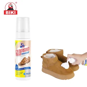 Mild Formula Deep Cleaning White Color Suede Care Tool 200ml Shoe Foam Cleaner