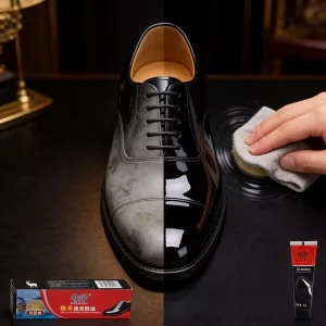 Mild Safe Formula 30G Instant Shine Shoe Polish for Manual Hand Application