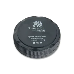 Mini Plastic Hotel Shoe Shine Sponge Round Hotel Shoe Polish Sponge