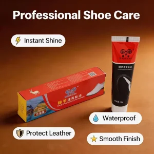 Mini Portable Size 30G Instant Shine Shoe Polish Easy Carry for Outdoor Activities