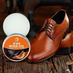 Mink Oil Leather Cleaning Shoe Care Product Shoes Polish Leather Shine Wax Leather Cleaner