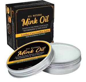 Mink Oil Leather Shoes Care Waterproof Cleaner & Shoe Polish Kit Set with Leather Conditioner
