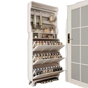 Modern Entryway Hallway Wooden Hall Tree 39.4” Wide with Bench and Shoe Storage Home Furniture