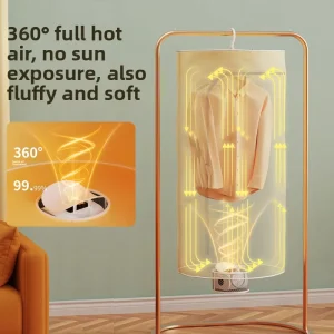 Most Selling Products KH 11 3 in 1 Portable Clothes Dryer 600W Hot Air Drying Machine for Home Laundry Shoe Drying Use