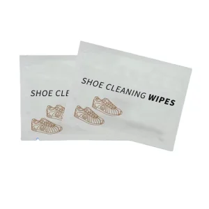 Mulfifunctional Classical Pocket Footwear Wipes Leather Wet Wipes Sneaker Cleaner Wipes for Travel