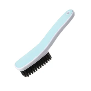 Multi Color Long Handle Plastic Shoe Brush with Soft Bristle Durable and Portable Gentle Cleaner for Shoes & Clothes
