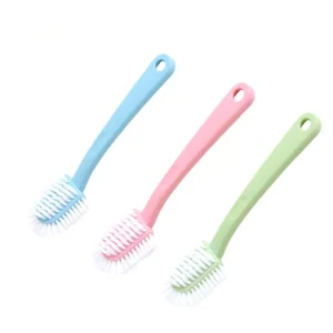 Multi Functional Five Sided Shoe Brush Household Long Handle Cleaning Brush