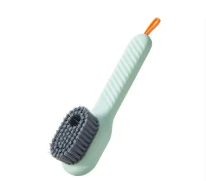 Multi-Functional Liquid-Added Shoe Brush Household Press Out Cleaning Brush Tool for Washing Shoes
