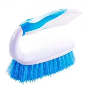 Multi Purpose Scrub Brush With Durable Bristles Handheld Kitchen Bathroom Scrubber for Shower Carpet Floor Grout Tile