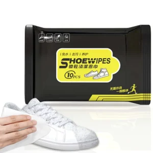 Multi Purpose Shoe Wipes Quick Clean & Shine Wipes for Leather Sneakers & Dress Shoes