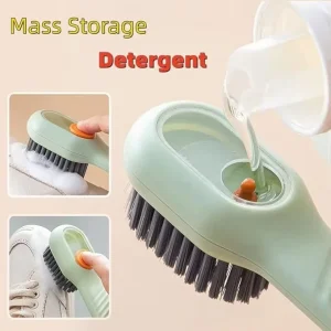 Multi-function Plastic Shoe Brush with Soft Bristles for Shoes and Clothes