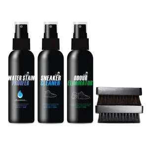 Multi function Waterproof Deodorant Spray Shoe Polish Kit Sneaker Care Cleaner Kit