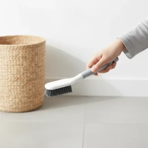 Multi functional Eco Friendly Shoe Brush PP Handle PET Soft Bristles Gentle Shoes for Bathroom Clothes Tiles Carpets
