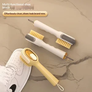 Multi functional Liquid Adding Nylon Shoe Brush with Soft Bristles for Household Cleaning Laundry & Dormitory Use