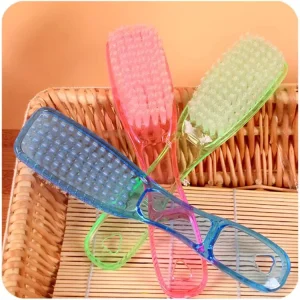 Multi functional Long Handle Soft Plush Shoe Cleaning Brush Non injury Shoes Clean Brushes Nylon Hair Plastic Shoe Cleaner