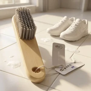 Multi functional Soft Wooden Cleaning Brush Universal Shoe & Garment Brush for Fabric, Leather and Various Flat Surfaces