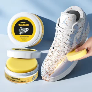 Multi purpose Little White Shoe Cleaner Cream Gentle Formula without Fluorescent Agents Shoe Care Kits