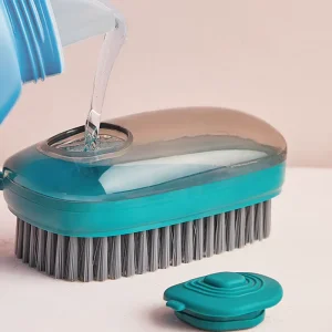 Multi-use Brush Household Cleaning Soft Bristle Cleaning Brush Comfort Grip & Flexible Stiff Bristles Heavy Duty Scrub Srubber