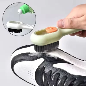 Multi use Soft Bristled Shoe Brush Automatic Liquid Adding Shoe Brush Household Cleaning Tool
