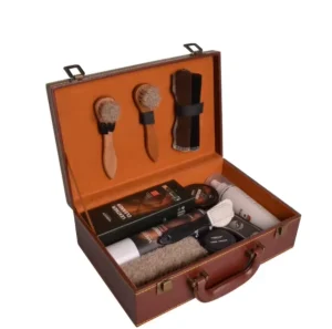 Multifunctional All Leather Goods Care Kit 10 Tools for Nursing Leather with Shoe Polish Leather Cleaner Etc