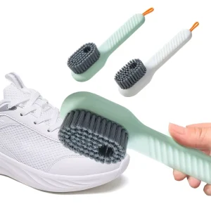 Multifunctional Cleaning Brush Automatic Liquid Discharge Deep Cleaning Soft Bristles Household Laundry Shoe Brush for Daily Use