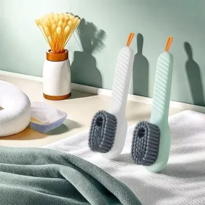 Multifunctional Liquid Added Shoe Brush Household Shoe Wash Brush Hanging Hole Design Shoe Brush With Automatic Soap Dispenser
