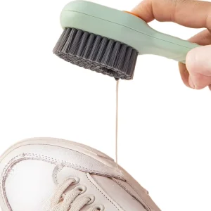 Multifunctional Liquid Shoe Brush Household Push-type Soft Fur Clothing Cleaning Brush