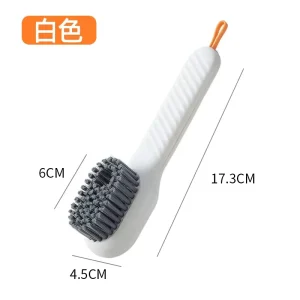 Multifunctional Shoe Brush Clothing Soap Dispensing Brush Automatic Liquid Discharge Smooth Handle Soft Bristled Brush