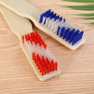 Multifunctional Small Sports Shoe Cleaning Scrub Brush New Household Use Tool with Natural Bamboo Handle and Bristle