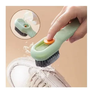 Multipurpose Factory Soft Bristle Clothes Brush Automatic Liquid Discharge Handheld Soap Dispensing Shoe Brush