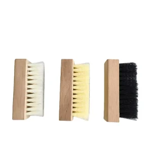 Multipurpose Wooden Handle Plastic Hair Shoe Care Brush Multi color