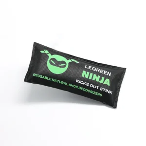 NING JA 75g 2 Pack Purifying Bag Shoe Deodorizer Deodoriz Bamboo Charcoal Bags