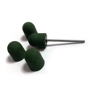 Nail Foot Care Podological Green Sanding Caps For Drill Accessories