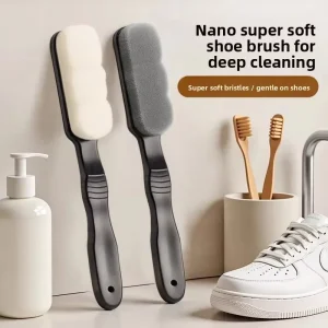 Nano Shoe Brush Multi Functional Non Abrasive Nylon Bristles Stain Removal & Prevention Household Use Cleaning Pad
