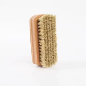Natural Beech Wood Handle Bristle Cleaning Brush Shoe Hats Clothes Suits Brushes Custom Logo