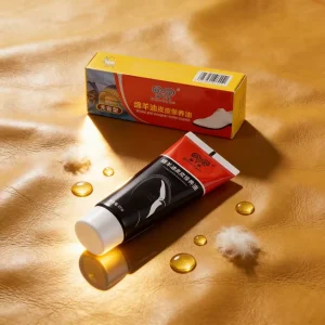 Natural Beeswax Added 70G Sheep Oil Shoe Polish for Mirror Gloss Effect Easy Clean Unisex All Seasons