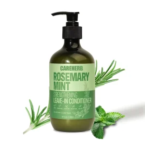 Natural Botanical Hair Care Hydrating Nourishing Strengthening Rosemary Mint Strengthening Leave In Conditioner for Curly Hair