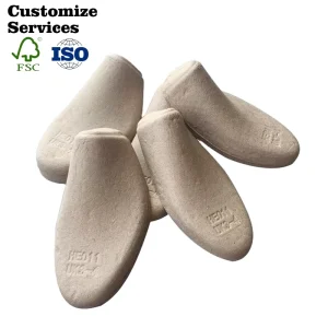 Natural Brown Recycled Paper Pulp Stretcher Shoe Trees Paper Pulp Shoe Support