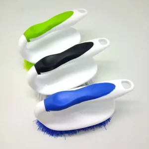 Natural Eco Friendly Scrubber Brush with Soft Handle Multi purpose Cloth Washing Brush Shoes Surface Deep Cleaning Brush